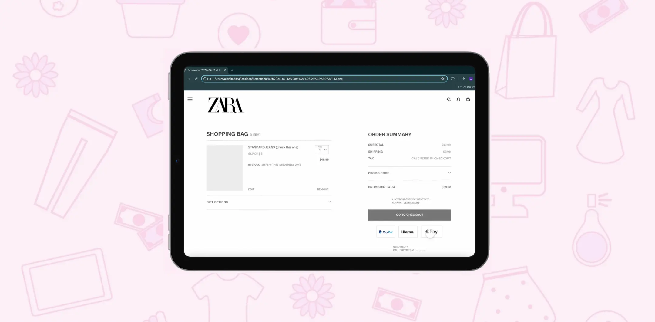 ZARA: A Story about Online Presence